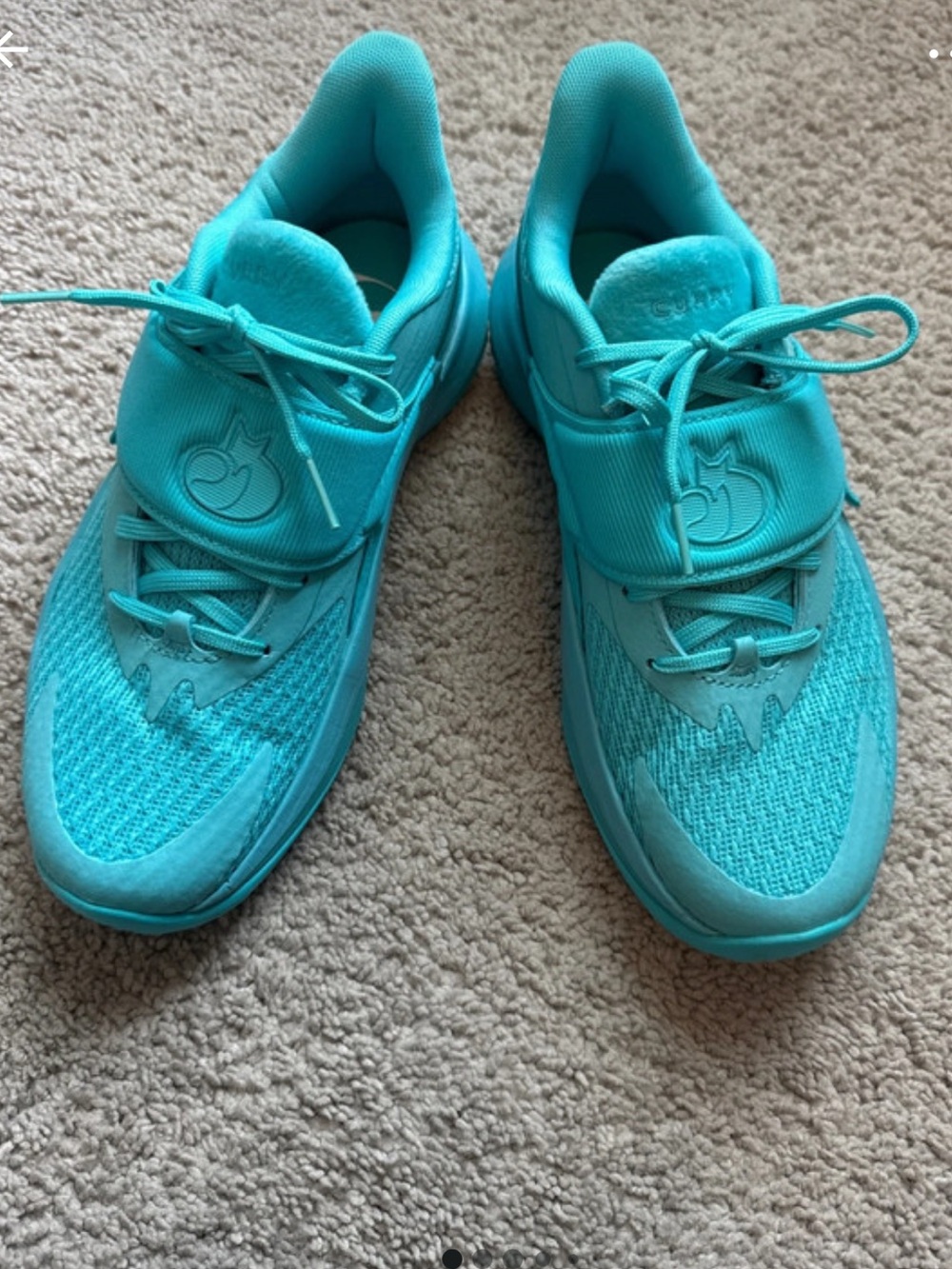 Under Armour Kids' Sneakers in Aqua Teal